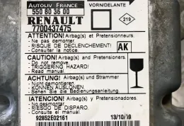 92852E02161 AirBag (SRS) control unit Renault Megane I 2001