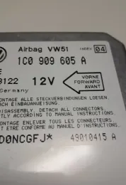 49010415A блок управління AirBag (SRS) Volkswagen Golf IV 2000