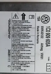 34081111 блок управления AirBag (SRS) Volkswagen Transporter - Caravelle T5 2006