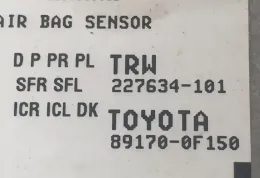 227634101 блок управления AirBag (SRS) Toyota Verso 2009