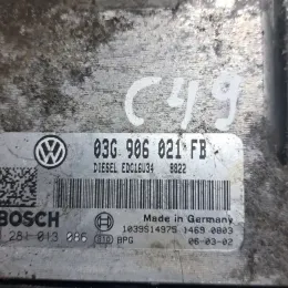 1039S14975 блок управления ECU Skoda Octavia Mk2 (1Z) 2004