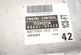 MB175800-503 блок управління ECU Toyota Avensis T220 2001