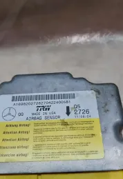 A1698202726 AirBag (SRS) control unit Mercedes-Benz A W169 2007