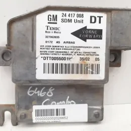 327963936 блок управления AirBag (SRS) Opel Combo C 2001
