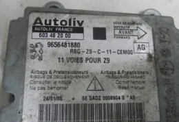 603482000 блок управления AirBag (SRS) Peugeot 607 2005