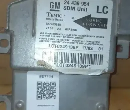 24439953 блок управління AirBag (SRS) Opel Corsa C 2000