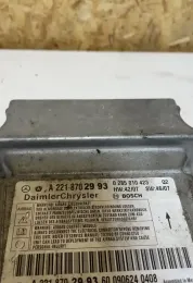 2218702993 блок управления AirBag (SRS) Mercedes-Benz S W221 2007