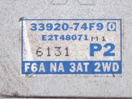 3392074F9 Suzuki engine control unit ECU