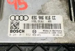 Блок управления ECU 0281011832 ecu audi a3 1.9tdi 03g906016cc