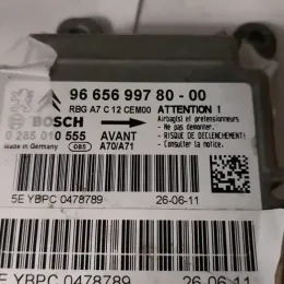 6546J6 блок управления AirBag (SRS) Peugeot 207 2006