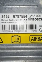 6797554 блок управління AirBag (SRS) BMW 3 F30 F35 F31 2014