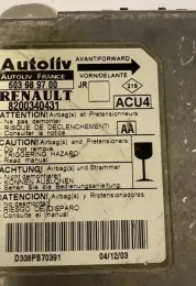 D338PB70391 AirBag (SRS) control unit Renault Scenic II - Grand 2004