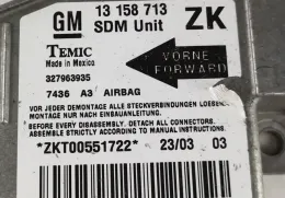 ZKT00551722 блок управління AirBag (SRS) Opel Meriva A 2004