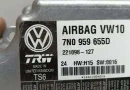 7N0959655D блок управления AirBag (SRS) Volkswagen Sharan 2016