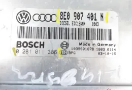 0281011386 блок управління ECU Volkswagen PASSAT B5.5 2002