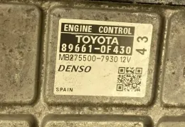 MB275507930 блок управління ECU Toyota Verso 2009