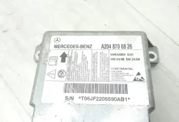 T0TJ22205590AB1 блок управління AirBag (SRS) Mercedes-Benz C W204 2009