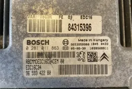 0281011863 bosch блок управления двигателя