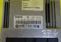 DME7515182 блок управління двигуном BMW 3 E46 2000 - фото