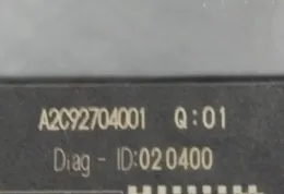 D020400 блок управления AirBag (SRS) Mercedes-Benz C W205 2016
