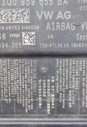 1606015091 блок управління AirBag (SRS) Volkswagen PASSAT B8 2016