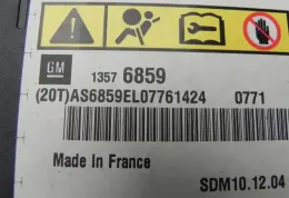 M1500 блок управления AirBag (SRS) Opel Meriva B 2011
