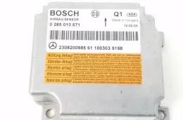 A2308200985 AirBag (SRS) control unit Mercedes-Benz SL R230 2010
