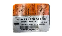 500411051411 блок управління AirBag (SRS) Mercedes-Benz E W211 2004