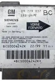 BQS0004242K блок управління AirBag (SRS) Opel Astra G 1999