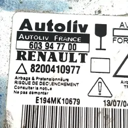 A8200410977 блок управління AirBag (SRS) Renault Laguna II 2001