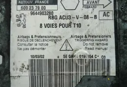 48539 блок управління AirBag (SRS) Peugeot 206 1999