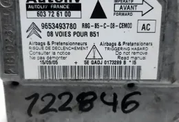 122846 блок управления AirBag (SRS) Citroen C4 I 2004