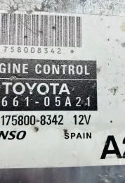 MB1758008342 блок управління ECU Toyota Avensis T250 2005