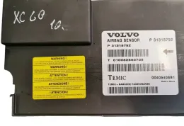 T010082800708 блок управління AirBag (SRS) Volvo XC60 2010 - фото