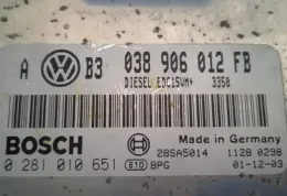 281010651 блок управления ECU Volkswagen Golf IV 1998