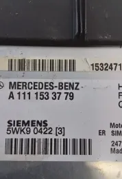 A1111533779 блок управления двигателем Mercedes-Benz SLK R170 2003