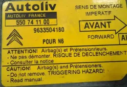 48515 блок управления AirBag (SRS) Citroen Xsara 2000