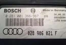 281001366367 блок управления ecu Audi A4 S4 B5 8D 1995