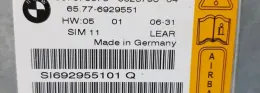 65776929551 блок управления AirBag (SRS) BMW 7 E65 E66 2001