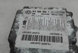 1K0909605T01D блок управління AirBag (SRS) Volkswagen Golf Plus 2007