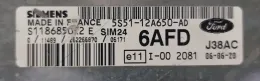 262266870 блок управления ECU Ford Ka 2009