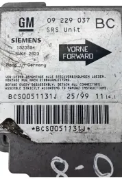 BCS0051131J блок управління AirBag (SRS) Opel Astra G 1999