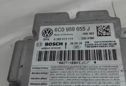 6C0959655J10N блок управления AirBag (SRS) Volkswagen Polo V 6R 2016