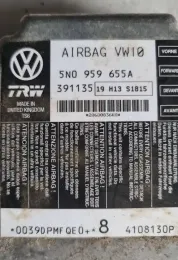 4108130P блок управления AirBag (SRS) Volkswagen Tiguan 2008