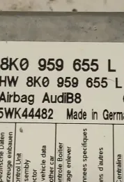 1K0959655L блок управління AirBag (SRS) Audi A4 S4 B8 8K 2011