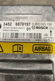 0265020706 блок управління AirBag (SRS) BMW X5 F15 2017