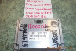 Блок управління ECU 038906018FR ecu passat 1.9 tdi 0281010173