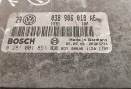 02811001851 блок управления ECU Volkswagen Golf IV 2001