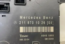 2118701026 блок управління дверей Mercedes-Benz E W211 2005 р.в.