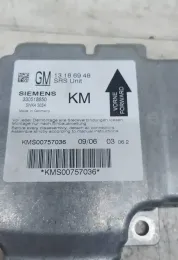 KMS00757036 блок управління AirBag (SRS) Opel Signum 2006